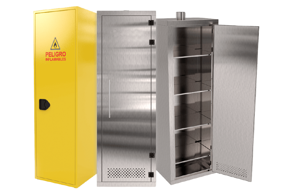 armario ignífugos, equipamiento de seguridad para laboratorios