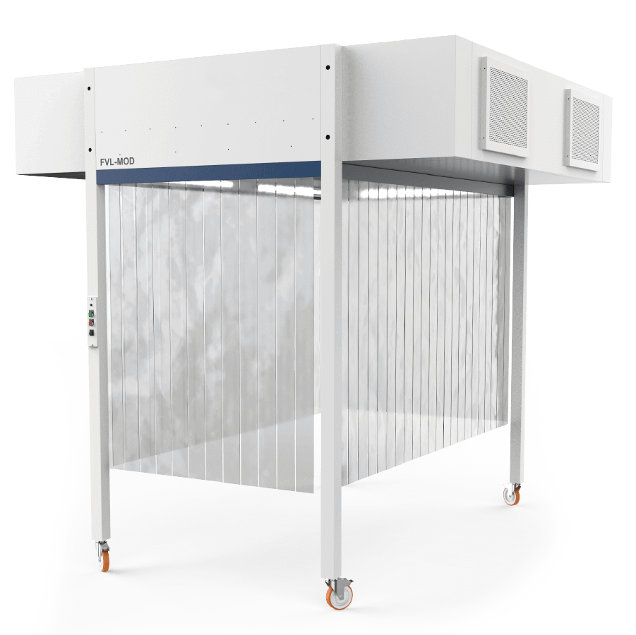 flujo laminar modular, equipamiento de seguridad para laboratorios